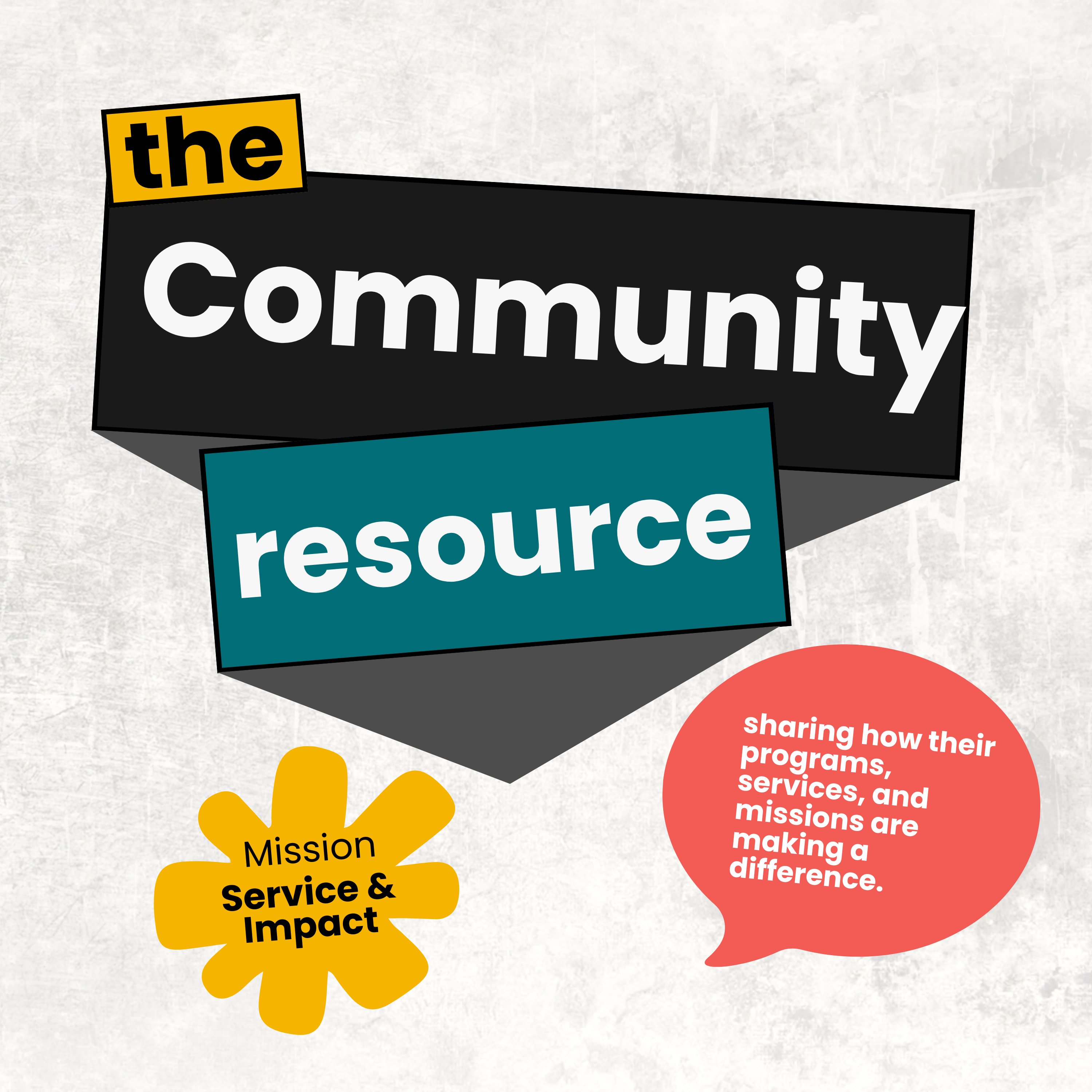 The Community Resource Podcast Cover